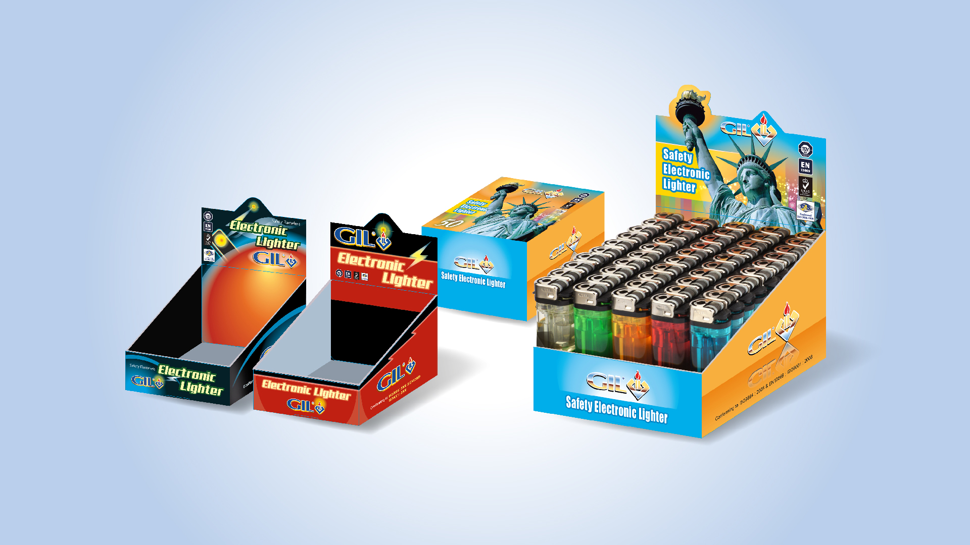 Display Box is Flexible some packaging use or table top display